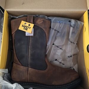 Carhartt Dark Brown Safety Toe Boots